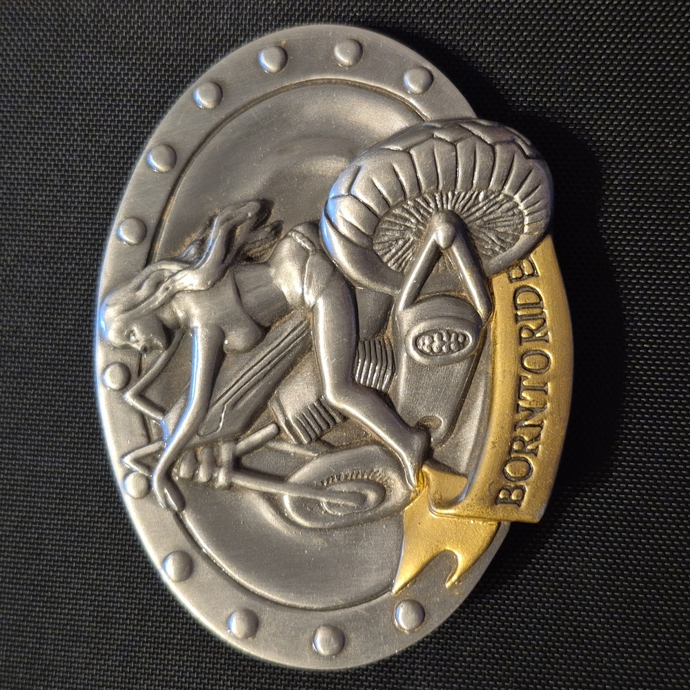 Born To Ride Belt Buckle